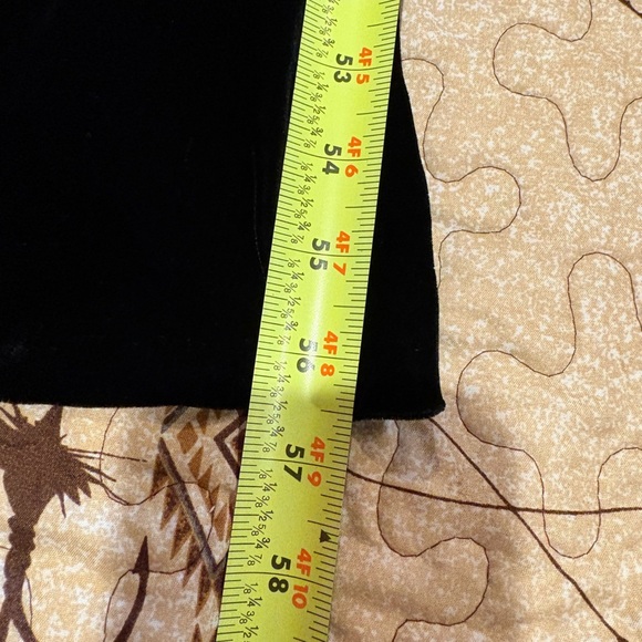 Lauren Ralph Lauren Elegant Vintage V-Neck Black Velvet Sleeveless Maxi Dress - Picture 13 of 13